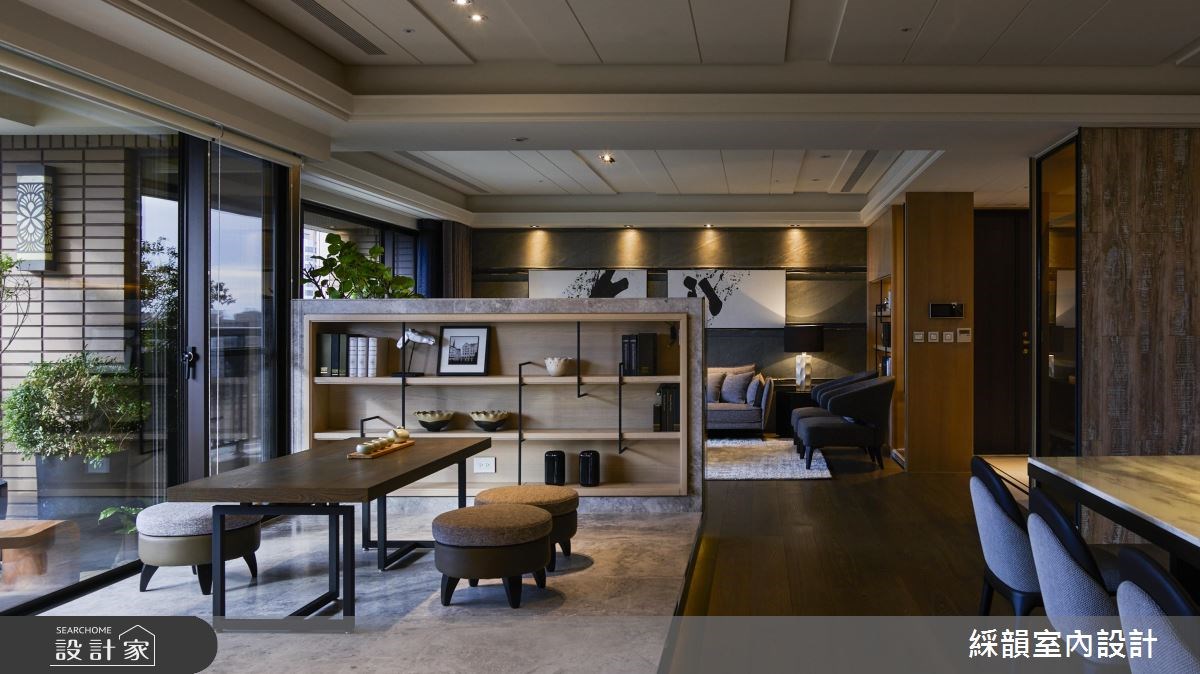 110坪新成屋(5年以下)＿現代風客廳案例圖片＿綵韻室內設計有限公司＿綵韻_01之8