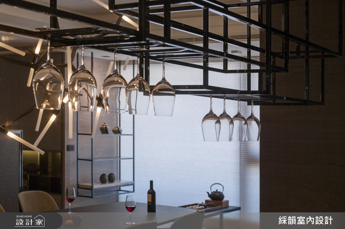 95坪新成屋(5年以下)＿奢華風餐廳吧檯案例圖片＿綵韻室內設計有限公司＿綵韻_02之6