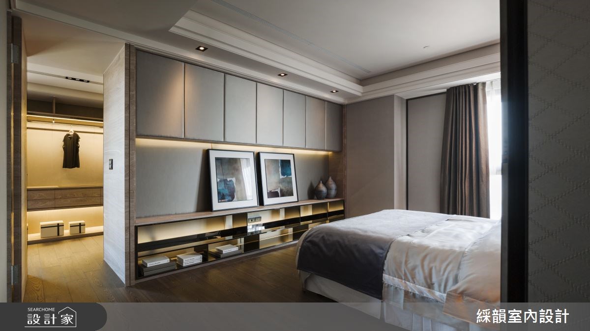 95坪新成屋(5年以下)＿奢華風臥室更衣間案例圖片＿綵韻室內設計有限公司＿綵韻_02之17