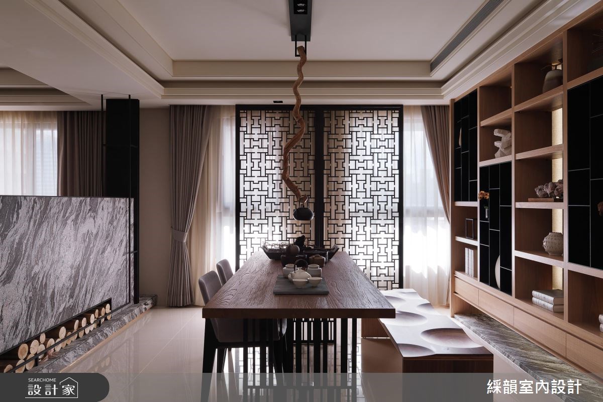 100坪新成屋(5年以下)＿新中式風餐廳案例圖片＿綵韻室內設計有限公司＿綵韻_03之2