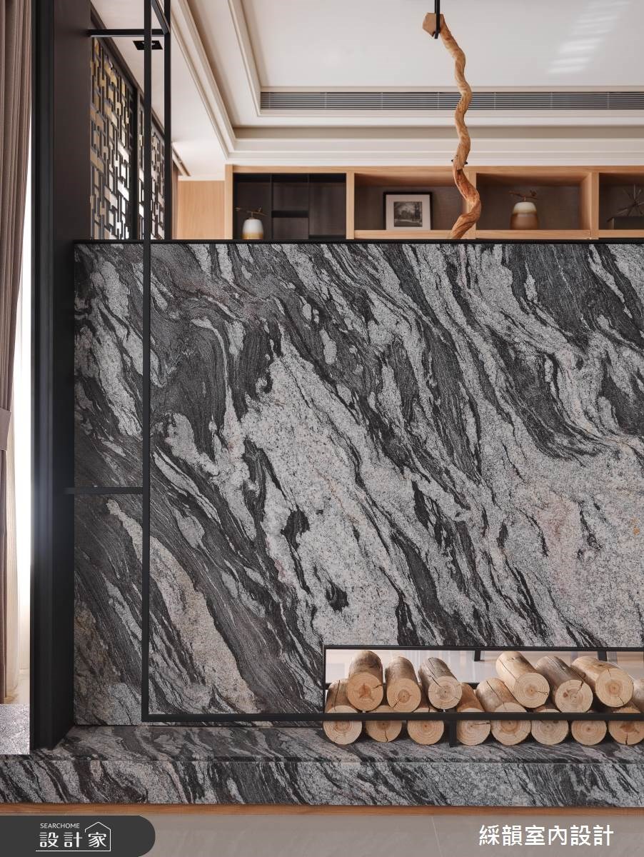 100坪新成屋(5年以下)＿新中式風客廳案例圖片＿綵韻室內設計有限公司＿綵韻_03之26