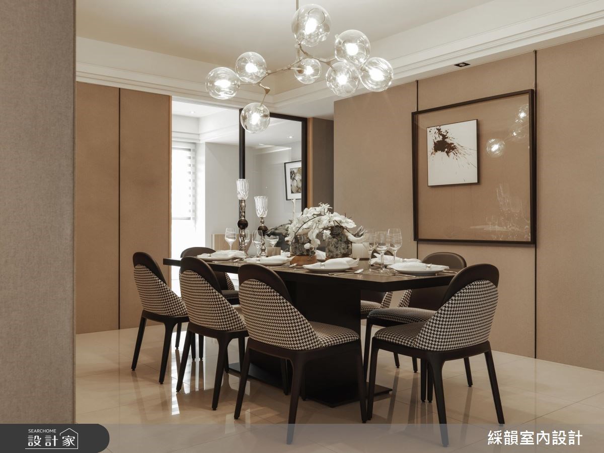 100坪新成屋(5年以下)＿現代風餐廳案例圖片＿綵韻室內設計有限公司＿綵韻_05之12