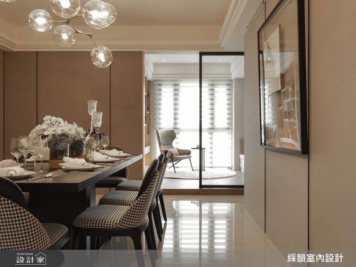 100坪新成屋(5年以下)＿現代風餐廳案例圖片＿綵韻室內設計有限公司＿綵韻_05之13