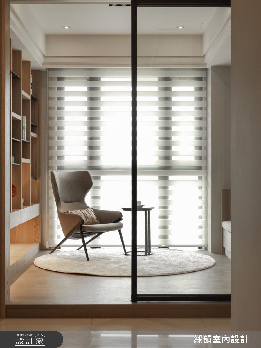 100坪新成屋(5年以下)＿現代風書房案例圖片＿綵韻室內設計有限公司＿綵韻_05之14