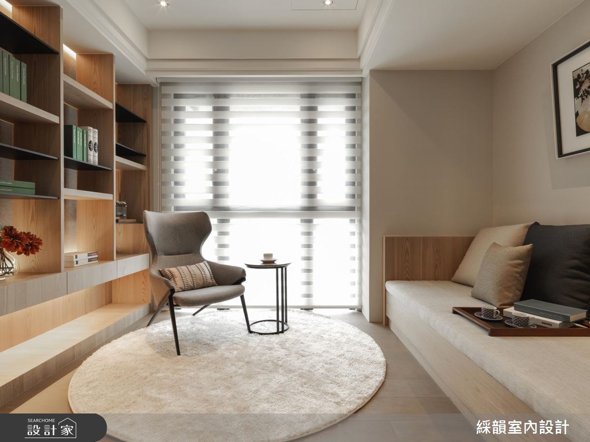 100坪新成屋(5年以下)＿現代風書房案例圖片＿綵韻室內設計有限公司＿綵韻_05之15