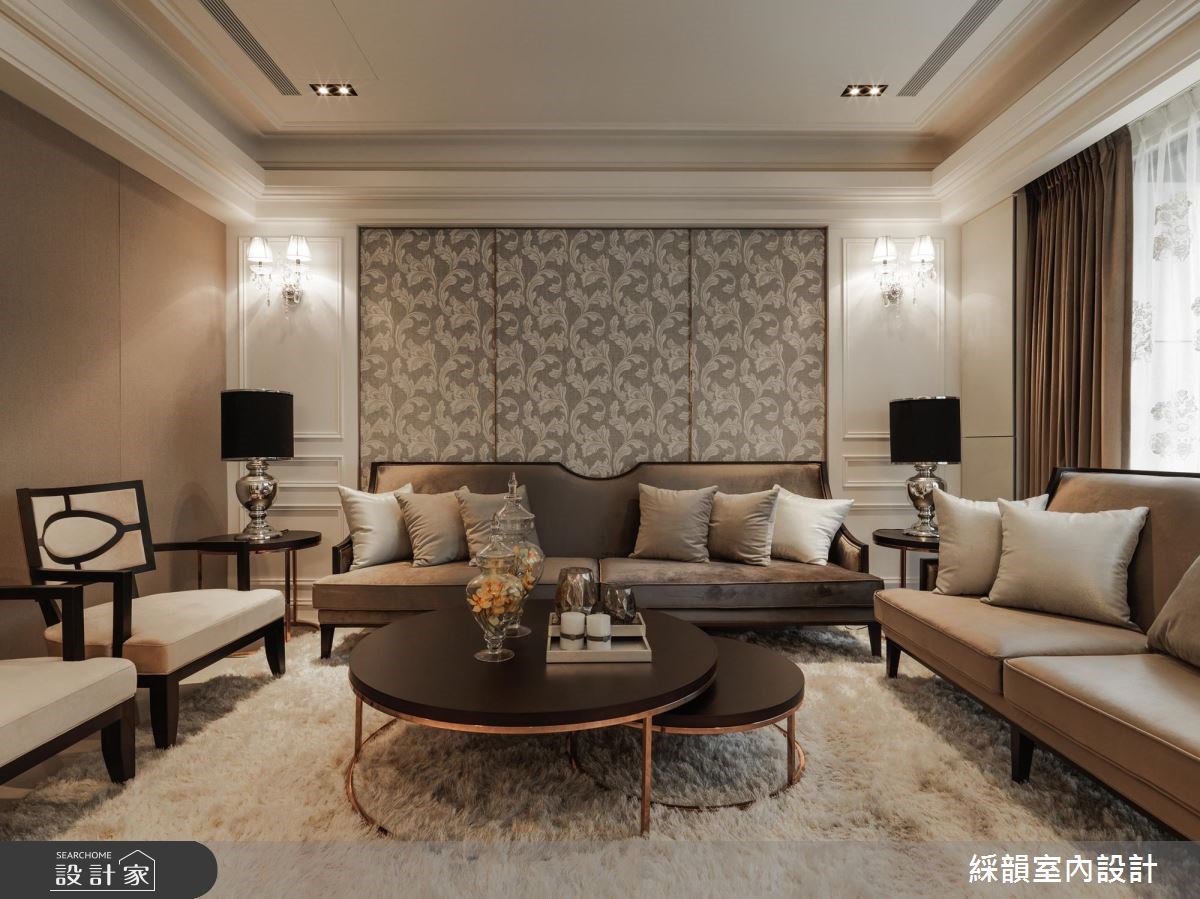 80坪新成屋(5年以下)＿新古典客廳案例圖片＿綵韻室內設計有限公司＿綵韻_06之2