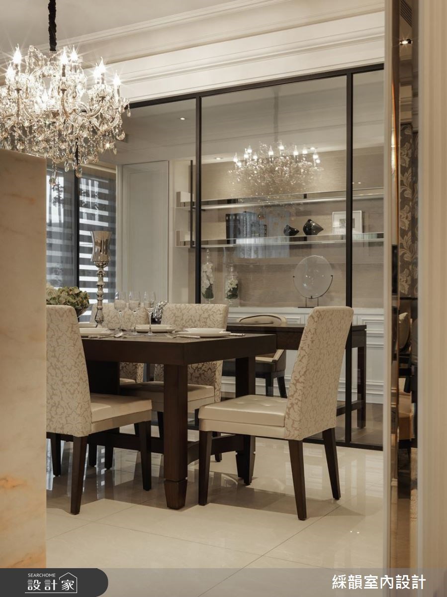 80坪新成屋(5年以下)＿新古典餐廳案例圖片＿綵韻室內設計有限公司＿綵韻_06之7