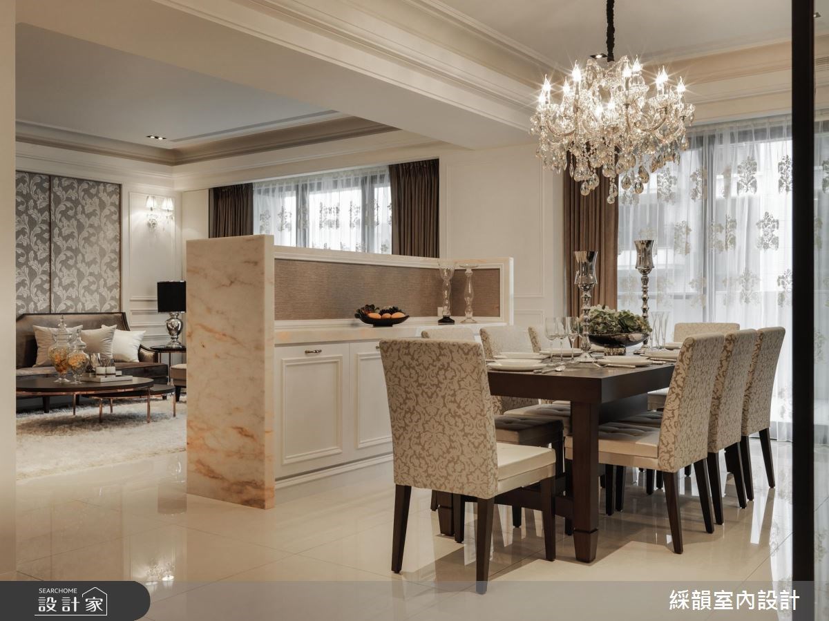 80坪新成屋(5年以下)＿新古典餐廳案例圖片＿綵韻室內設計有限公司＿綵韻_06之8