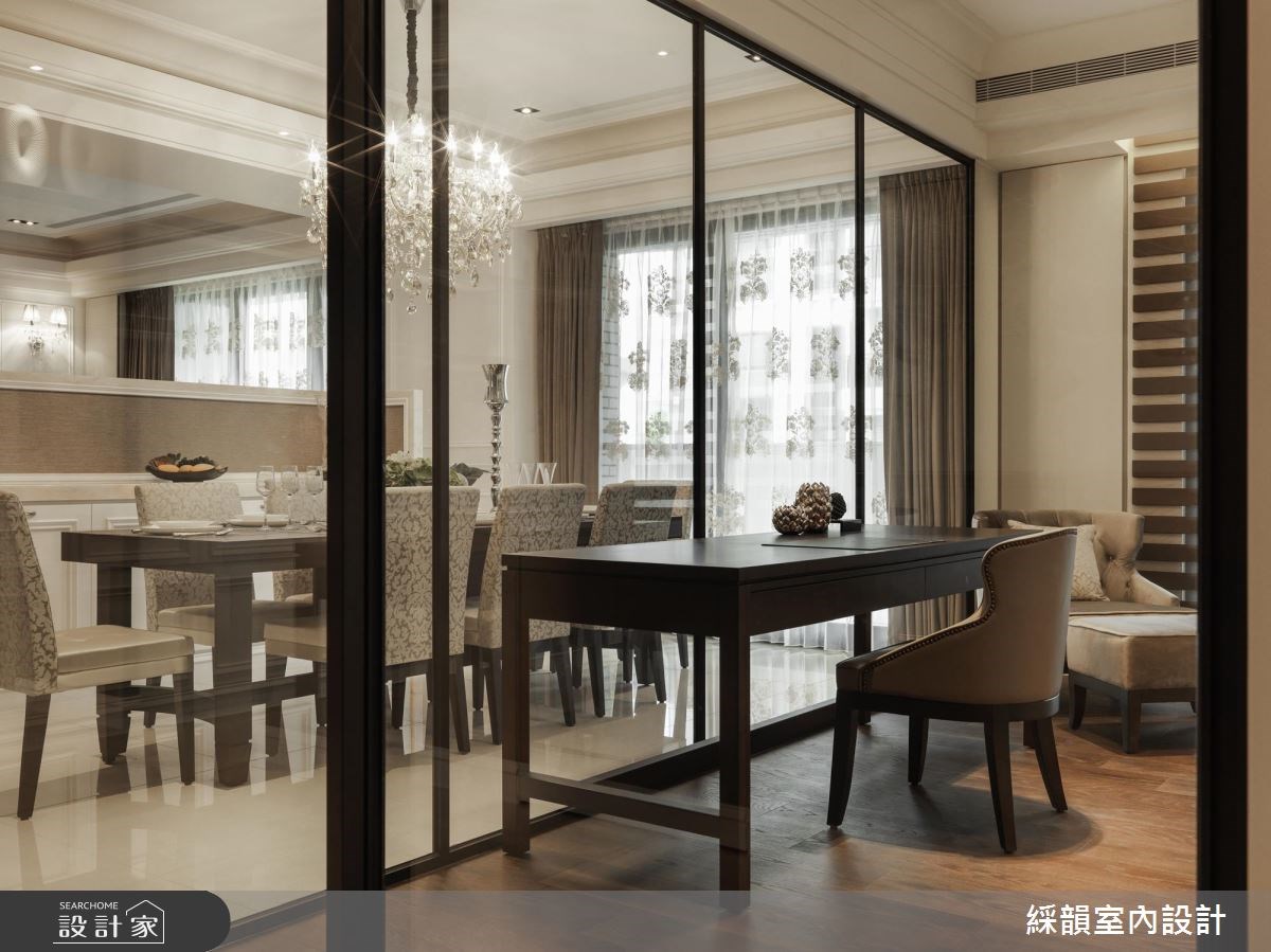 80坪新成屋(5年以下)＿新古典餐廳案例圖片＿綵韻室內設計有限公司＿綵韻_06之10