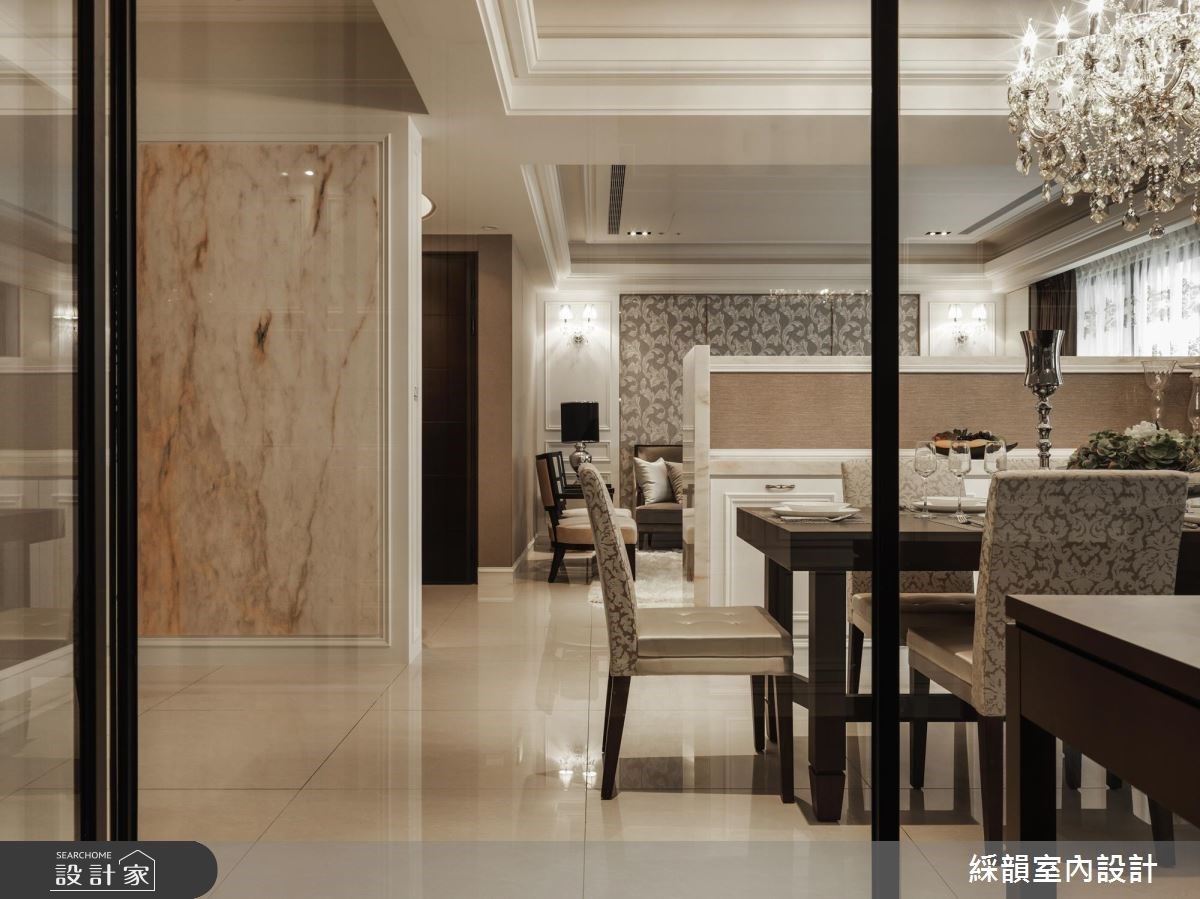 80坪新成屋(5年以下)＿新古典餐廳案例圖片＿綵韻室內設計有限公司＿綵韻_06之11