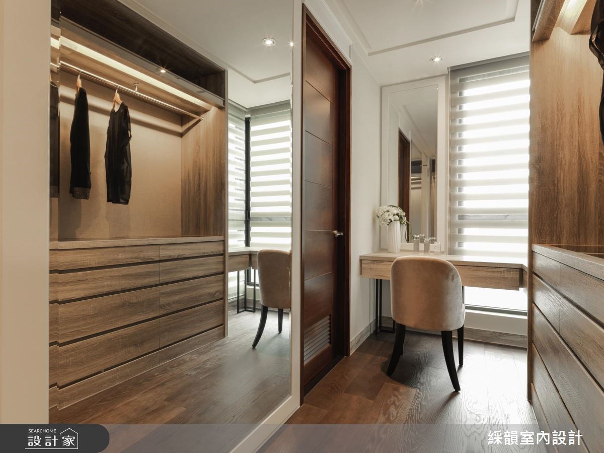 80坪新成屋(5年以下)＿新古典更衣間案例圖片＿綵韻室內設計有限公司＿綵韻_06之4452