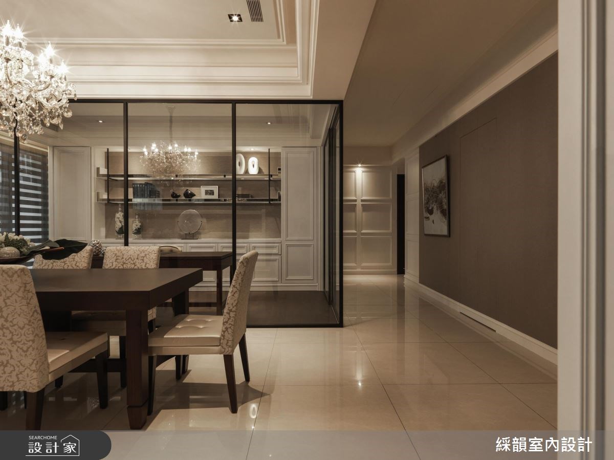 80坪新成屋(5年以下)＿新古典餐廳案例圖片＿綵韻室內設計有限公司＿綵韻_06之21
