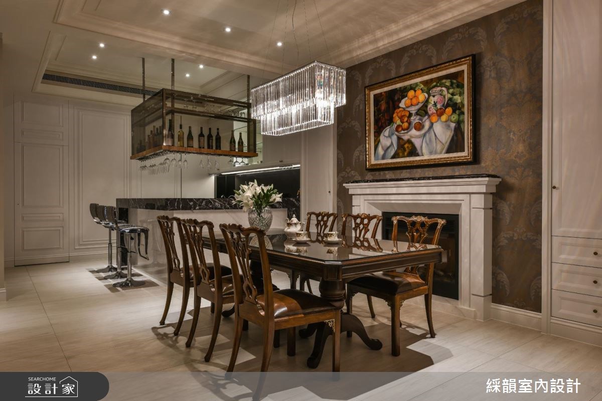 150坪新成屋(5年以下)＿新古典餐廳案例圖片＿綵韻室內設計有限公司＿綵韻_07之9