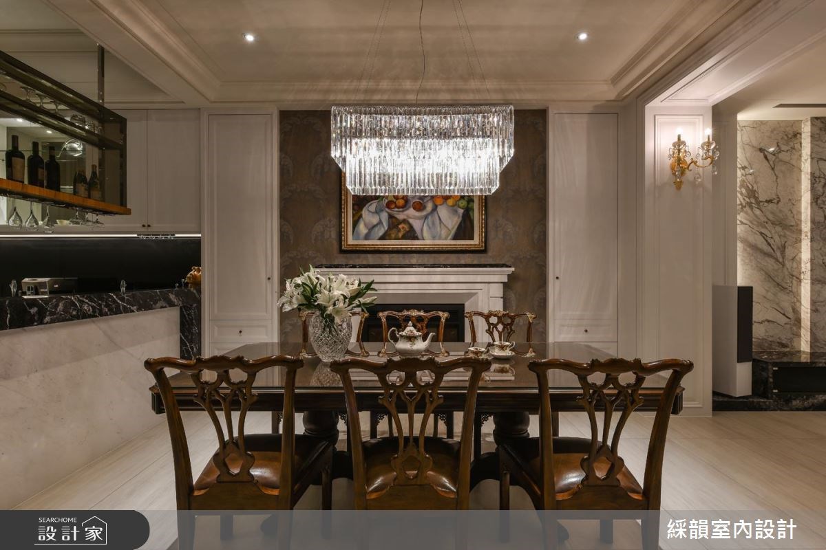 150坪新成屋(5年以下)＿新古典餐廳案例圖片＿綵韻室內設計有限公司＿綵韻_07之11