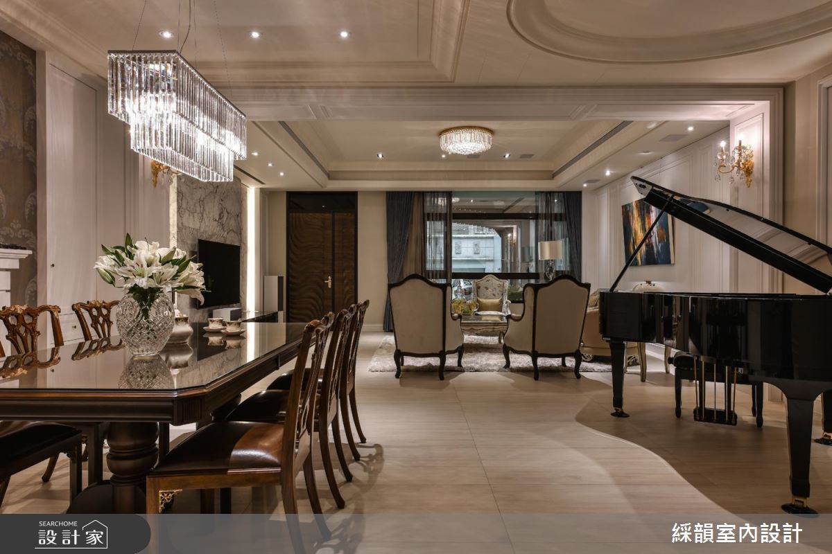 150坪新成屋(5年以下)＿新古典餐廳案例圖片＿綵韻室內設計有限公司＿綵韻_07之14