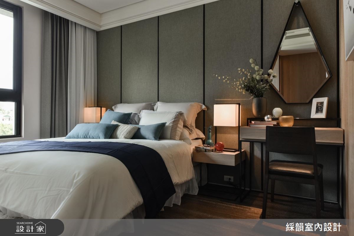 100坪新成屋(5年以下)＿新中式風臥室案例圖片＿綵韻室內設計有限公司＿綵韻_10之13