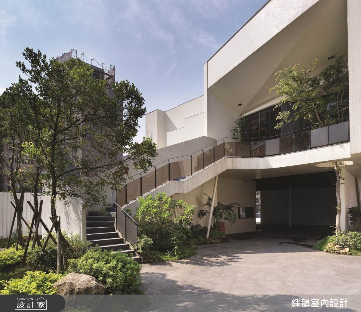 180坪＿現代風樓梯庭院案例圖片＿綵韻室內設計有限公司＿綵韻_13之10