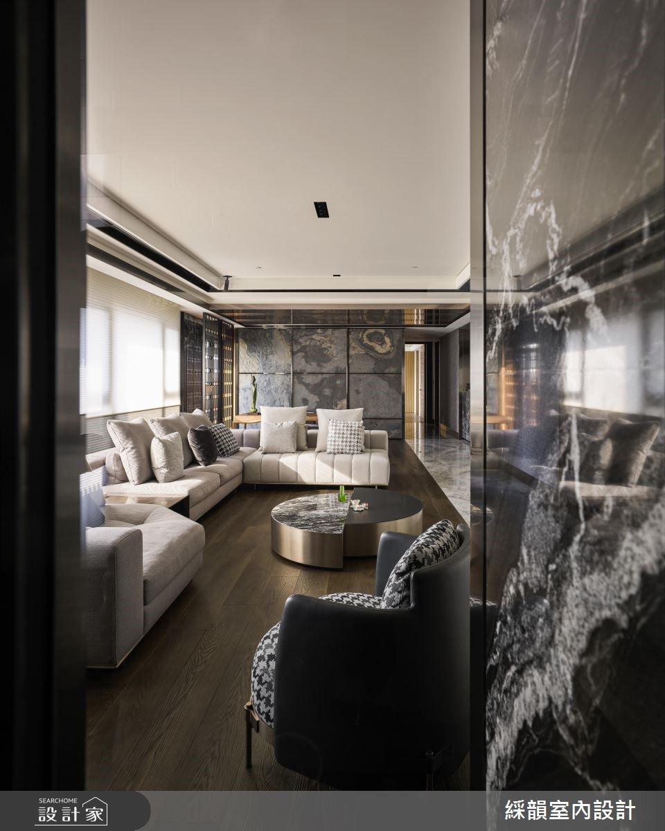 148坪新成屋(5年以下)＿奢華風客廳案例圖片＿綵韻室內設計有限公司＿綵韻_21之8