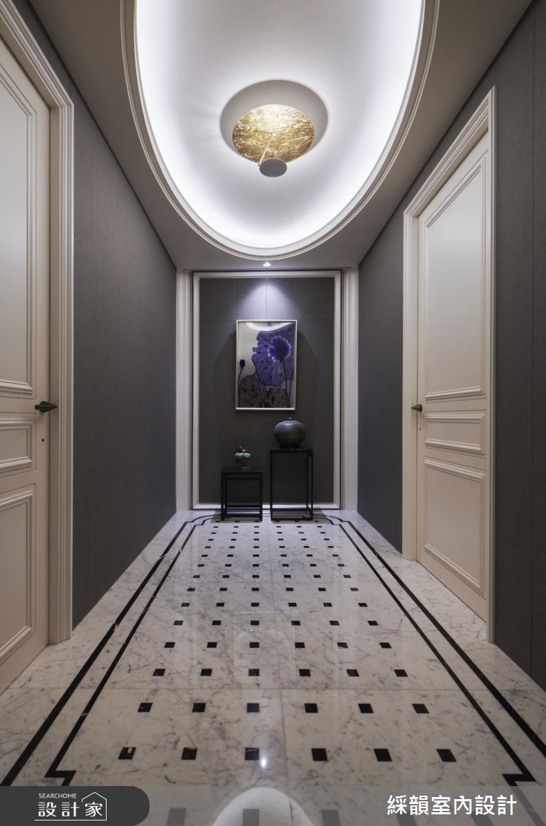 160坪新成屋(5年以下)＿現代風走廊案例圖片＿綵韻室內設計有限公司＿綵韻_22之18