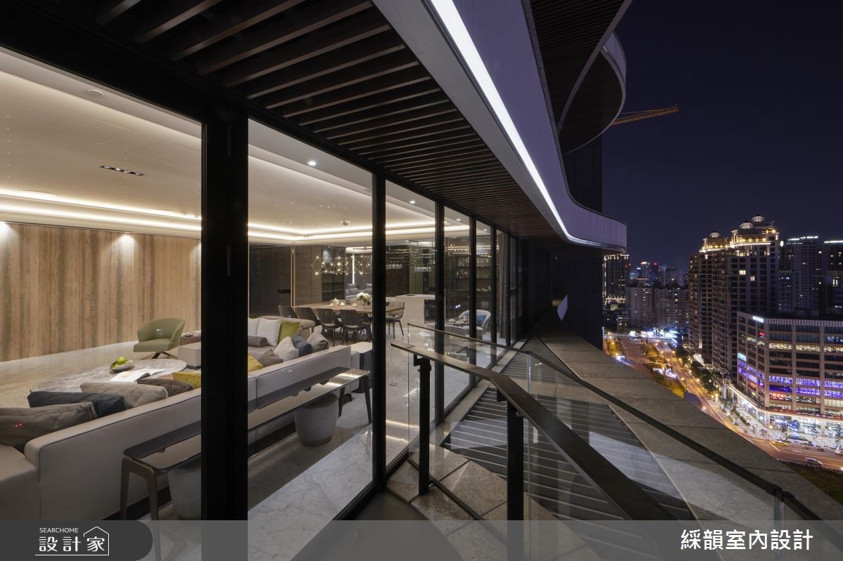 160坪新成屋(5年以下)＿現代風陽台案例圖片＿綵韻室內設計有限公司＿綵韻_22之11