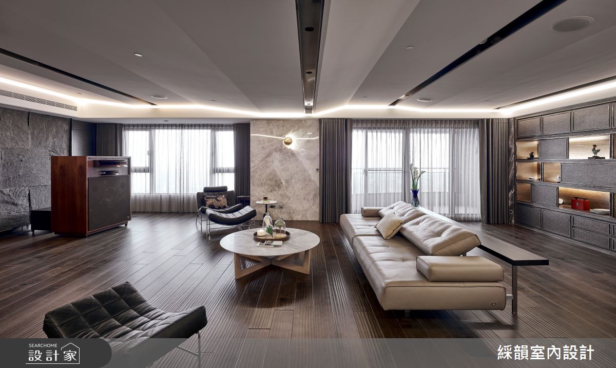 109坪新成屋(5年以下)＿現代風客廳案例圖片＿綵韻室內設計有限公司＿綵韻_23之8