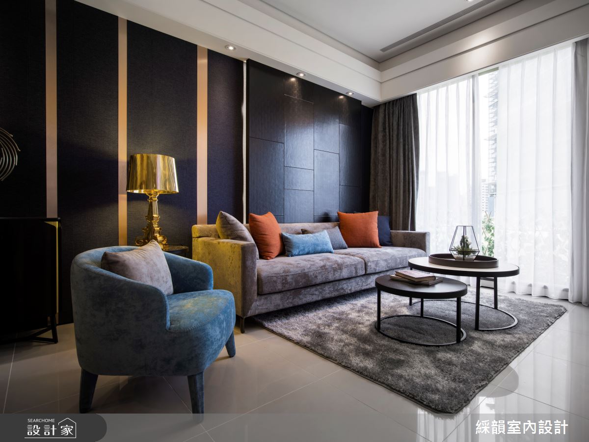 30坪預售屋＿現代風客廳案例圖片＿綵韻室內設計有限公司＿綵韻_33之4