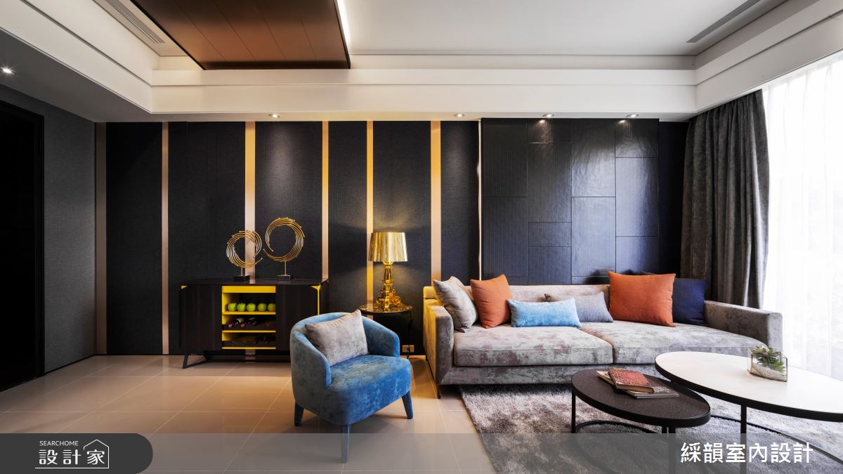 30坪預售屋＿現代風客廳案例圖片＿綵韻室內設計有限公司＿綵韻_33之5