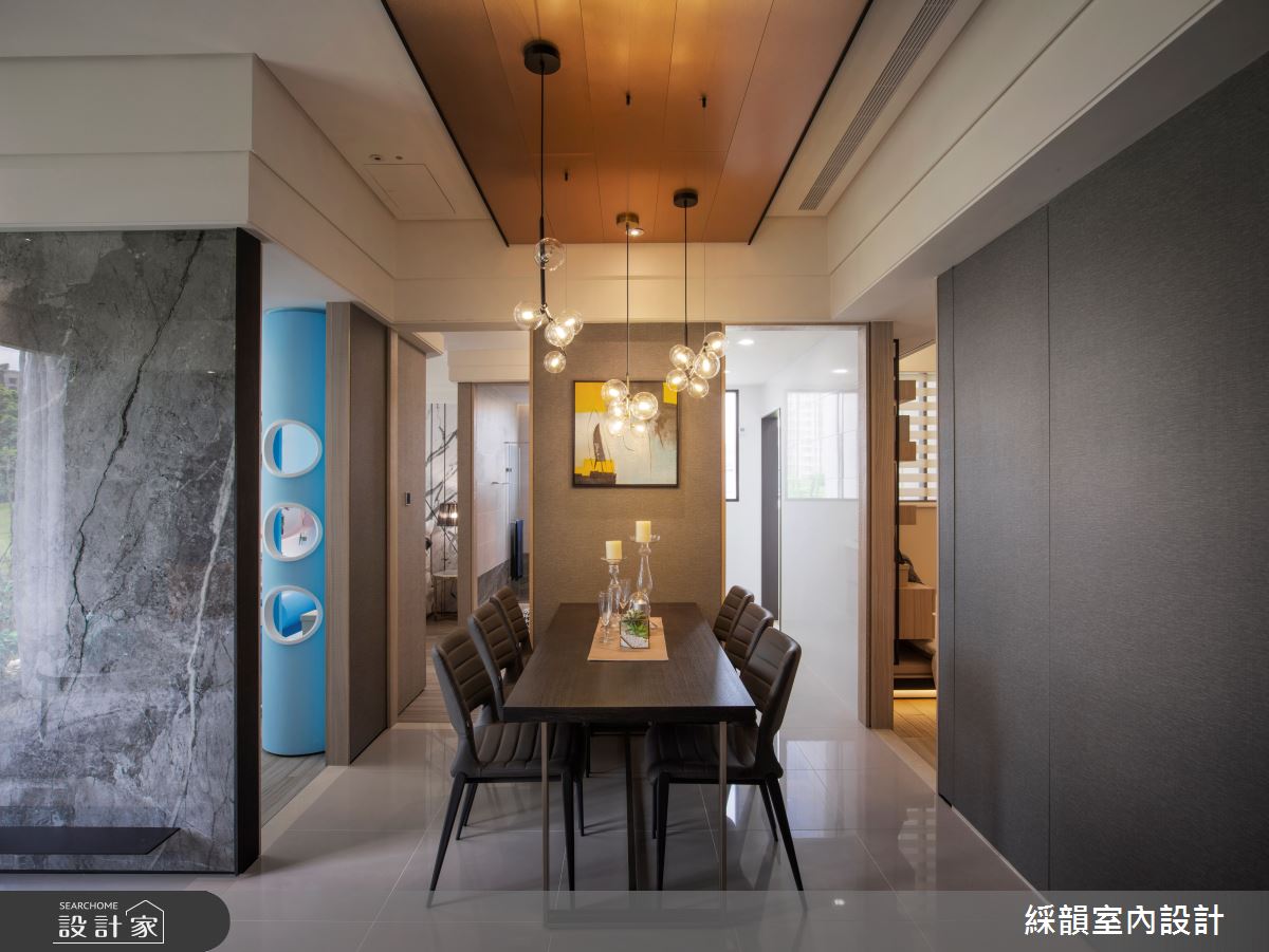 30坪預售屋＿現代風餐廳案例圖片＿綵韻室內設計有限公司＿綵韻_33之3
