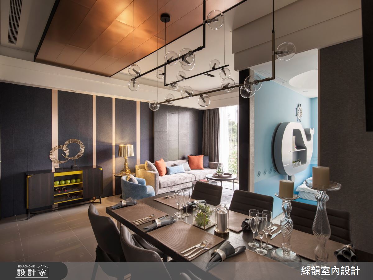 30坪預售屋＿現代風餐廳案例圖片＿綵韻室內設計有限公司＿綵韻_33之2