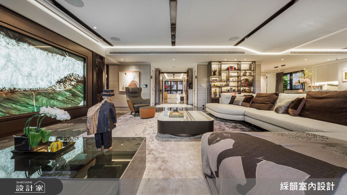 207坪新成屋(5年以下)＿現代風客廳案例圖片＿綵韻室內設計有限公司＿綵韻_38之8