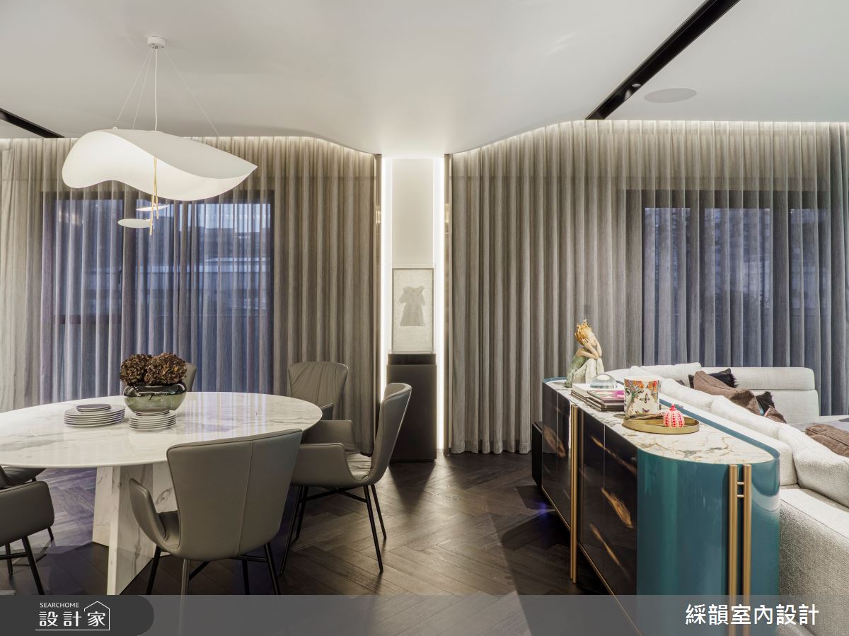 207坪新成屋(5年以下)＿現代風客廳餐廳案例圖片＿綵韻室內設計有限公司＿綵韻_38之18