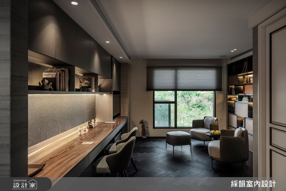 207坪新成屋(5年以下)＿現代風書房案例圖片＿綵韻室內設計有限公司＿綵韻_38之19