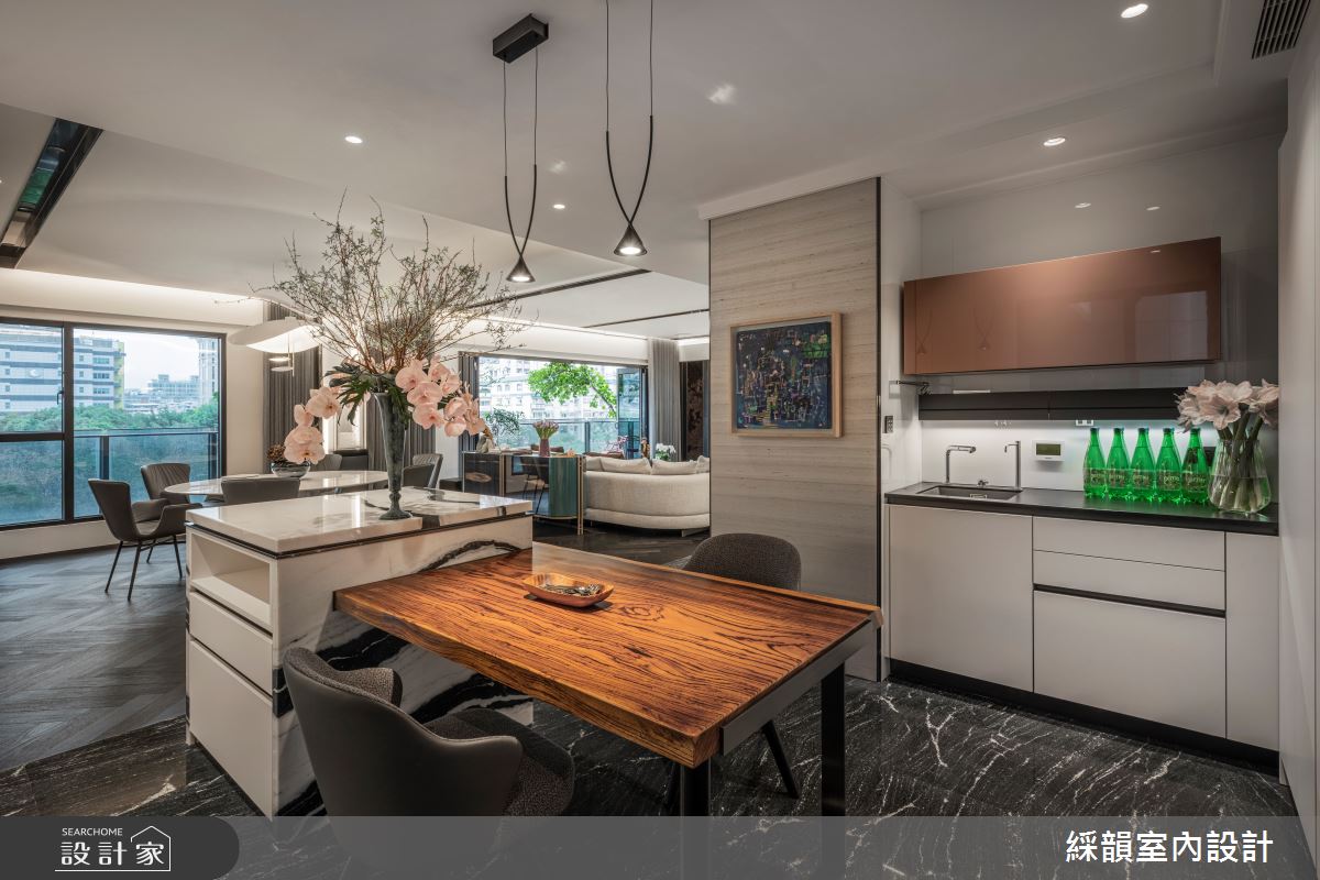 207坪新成屋(5年以下)＿現代風餐廳吧檯中島案例圖片＿綵韻室內設計有限公司＿綵韻_38之17