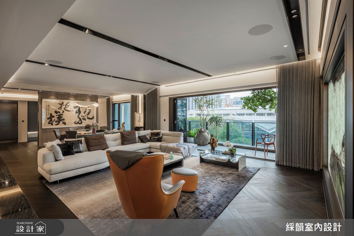 207坪新成屋(5年以下)＿現代風客廳案例圖片＿綵韻室內設計有限公司＿綵韻_38之4