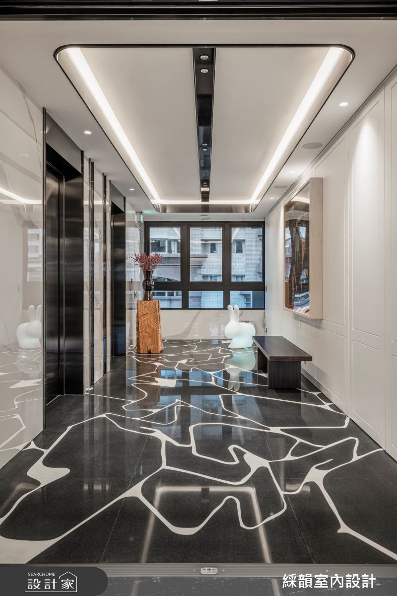 207坪新成屋(5年以下)＿現代風玄關案例圖片＿綵韻室內設計有限公司＿綵韻_38之1