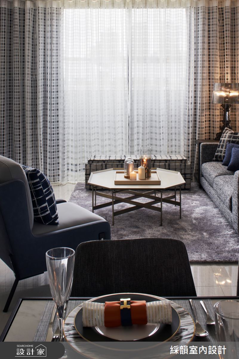 45坪預售屋＿現代風客廳餐廳案例圖片＿綵韻室內設計有限公司＿綵韻_39之5