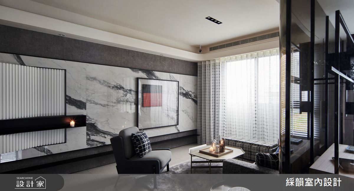 45坪預售屋＿現代風客廳案例圖片＿綵韻室內設計有限公司＿綵韻_39之11