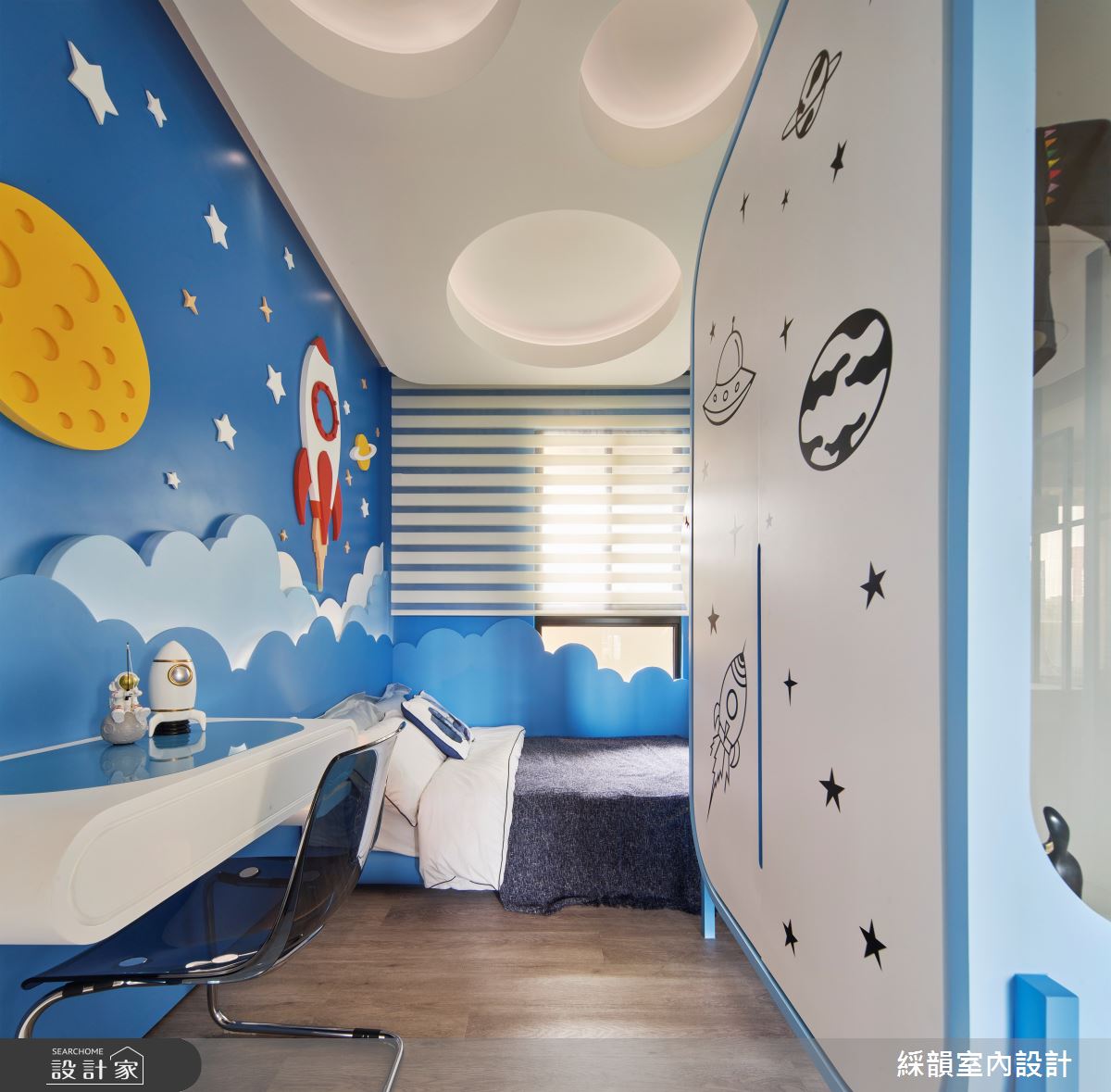 45坪預售屋＿現代風臥室兒童房兒童房案例圖片＿綵韻室內設計有限公司＿綵韻_39之16