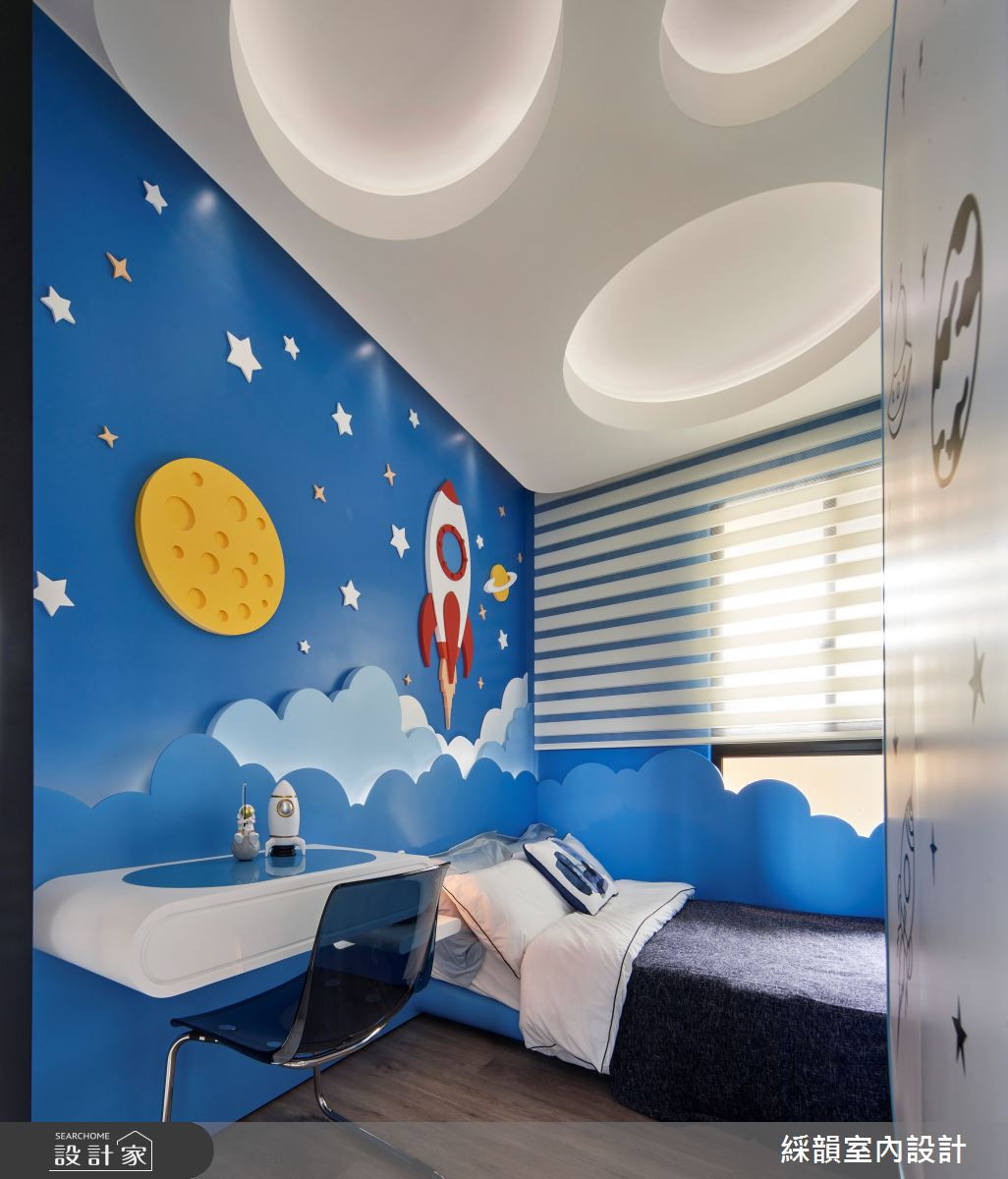 45坪預售屋＿現代風臥室兒童房兒童房案例圖片＿綵韻室內設計有限公司＿綵韻_39之15