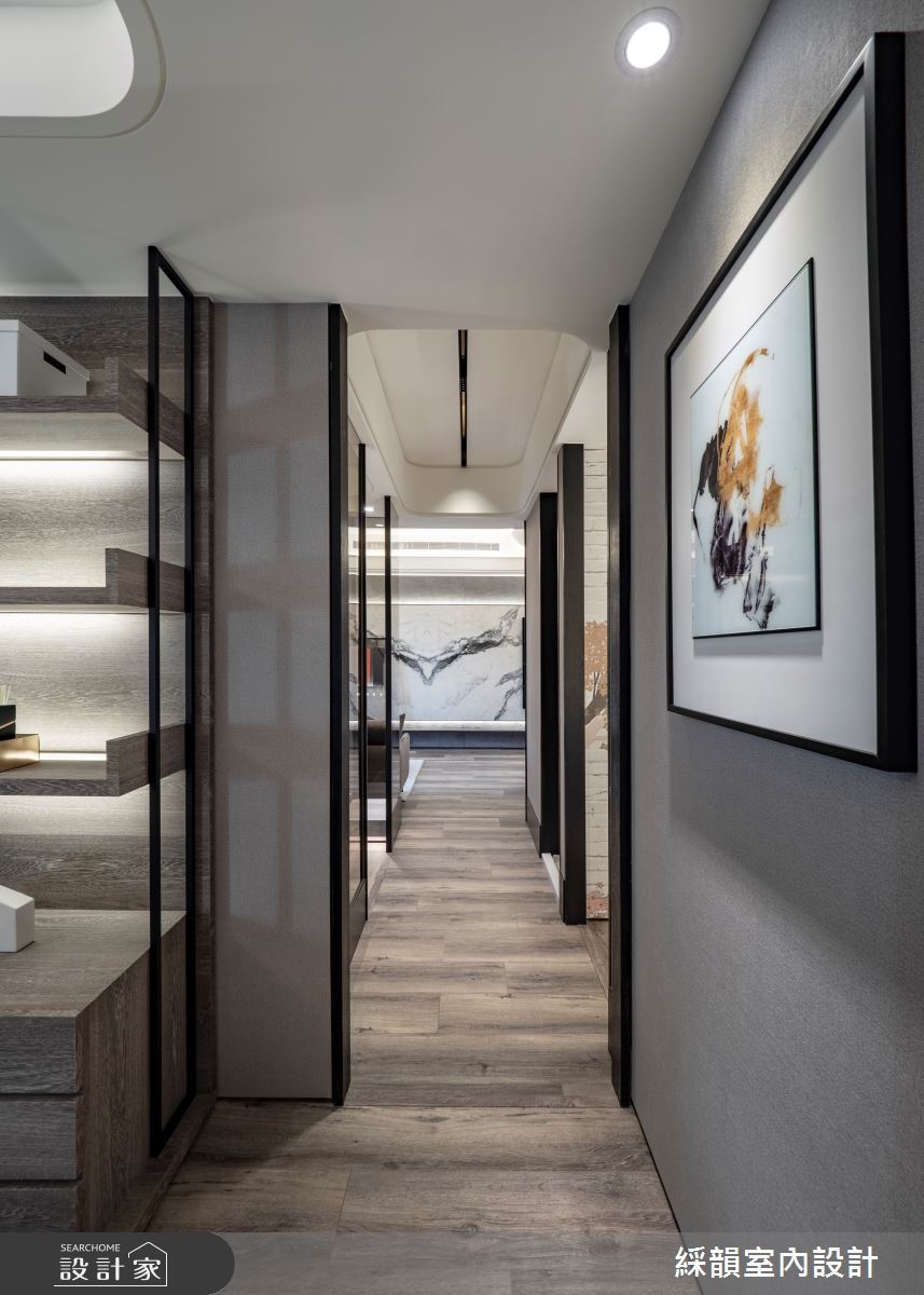 60坪預售屋＿現代風走廊案例圖片＿綵韻室內設計有限公司＿綵韻_44之18