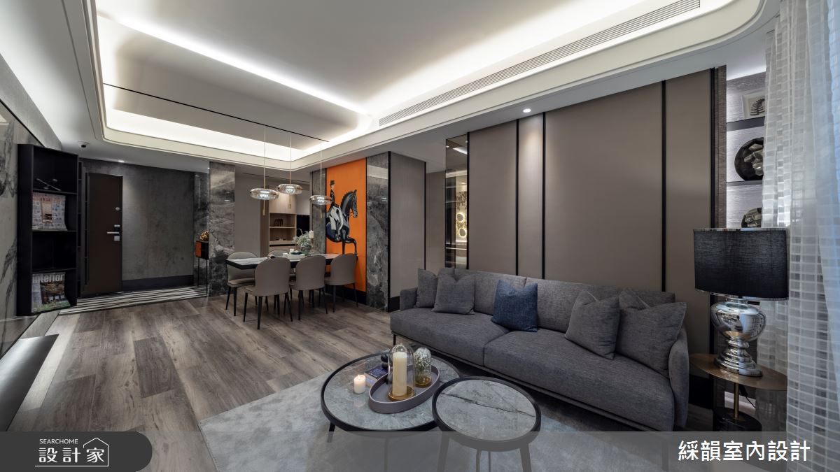 60坪預售屋＿現代風客廳案例圖片＿綵韻室內設計有限公司＿綵韻_44之8