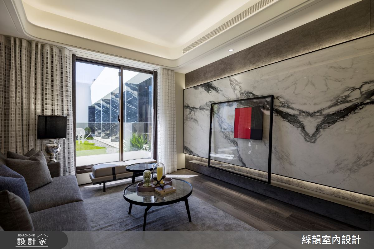 60坪預售屋＿現代風客廳案例圖片＿綵韻室內設計有限公司＿綵韻_44之10