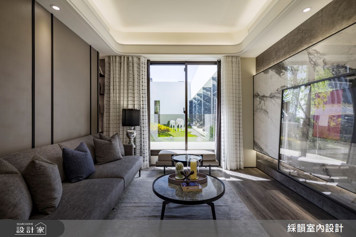 60坪預售屋＿現代風客廳案例圖片＿綵韻室內設計有限公司＿綵韻_44之11