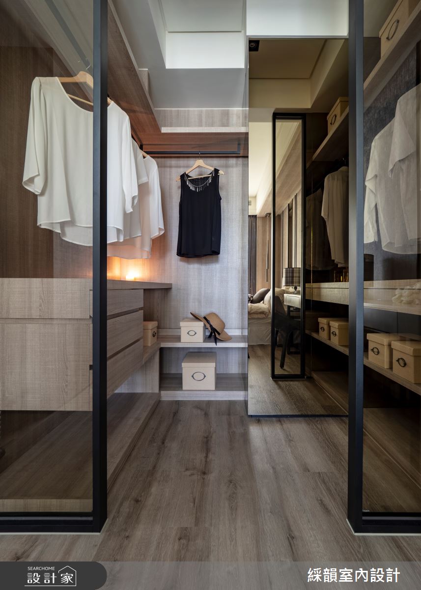 26坪預售屋＿現代風更衣間案例圖片＿綵韻室內設計有限公司＿綵韻_45之19
