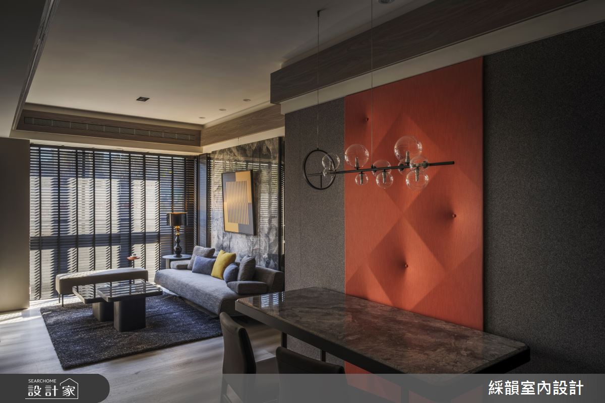 50坪預售屋＿奢華風客廳餐廳案例圖片＿綵韻室內設計有限公司＿綵韻_48之2