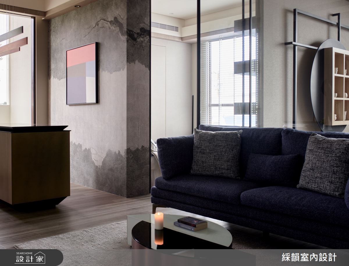 35坪預售屋＿現代風客廳案例圖片＿綵韻室內設計有限公司＿綵韻_50之6