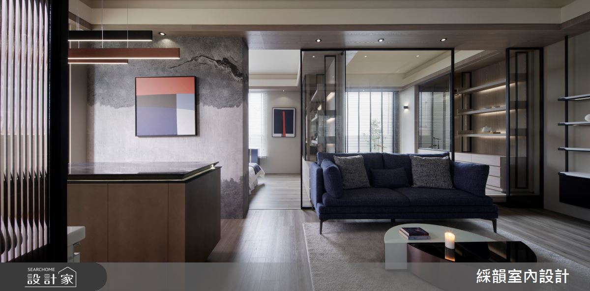 35坪預售屋＿現代風客廳案例圖片＿綵韻室內設計有限公司＿綵韻_50之12