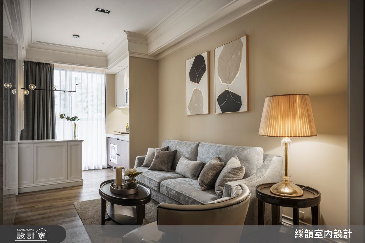 預售屋＿美式風客廳案例圖片＿綵韻室內設計有限公司＿綵韻_52之4