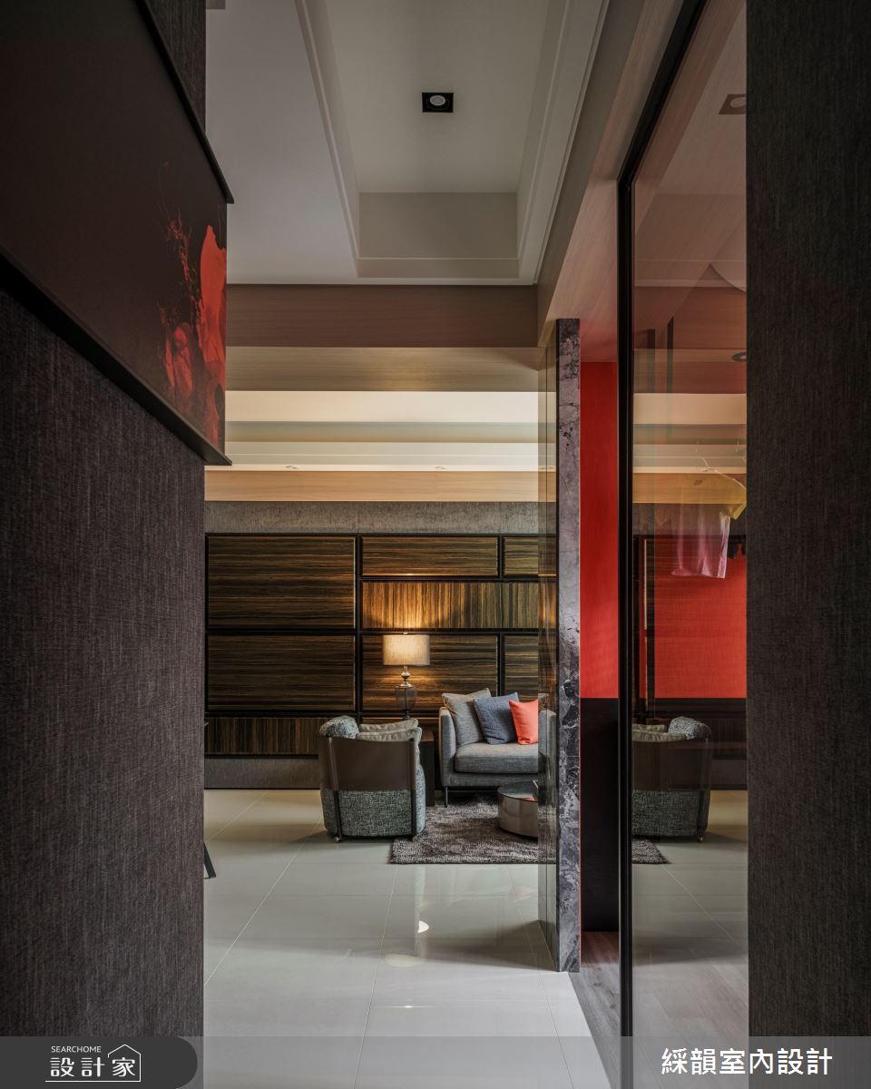 38坪預售屋＿現代風客廳走廊案例圖片＿綵韻室內設計有限公司＿綵韻_53之10