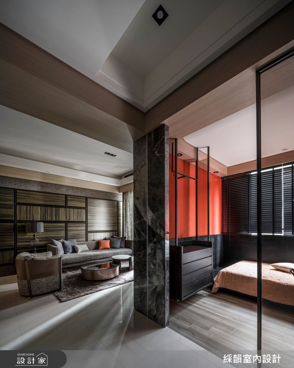38坪預售屋＿現代風客廳臥室案例圖片＿綵韻室內設計有限公司＿綵韻_53之11